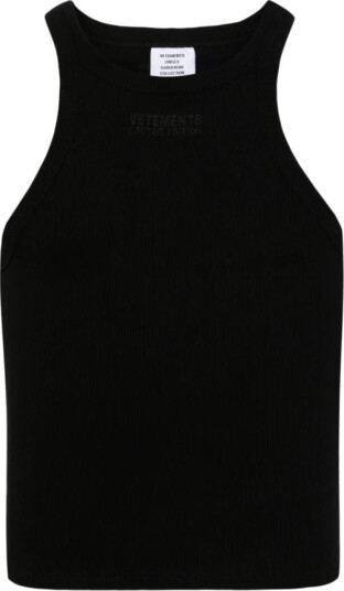Vetements Dame Topper Svart XL,