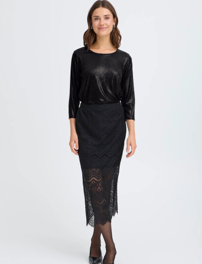 Fransa Frfranny Tee 2 - Black - XS Fransa Frfranny Tee 2 - Black - XS