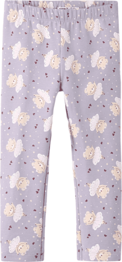 Name It Nmfdavina leggings til småbarn Lavender Gray