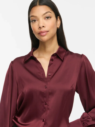 VIENNA RAVENNA L/S BALLOON SHIRT PORT ROYAL
