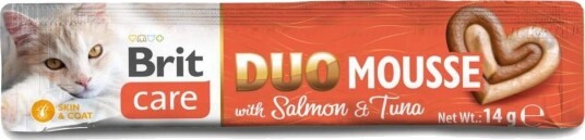 Brit Care Cat Creamy Duo Mousse Salmon & Tuna 4x14g Brit Care Cat Creamy Duo Mousse Salmon & Tuna 4x14g
