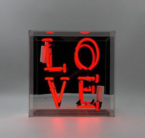 Locomocean Love neonskilt rød
