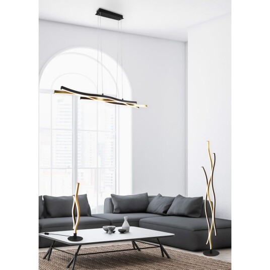 Bordlampe Blaze Matt messing