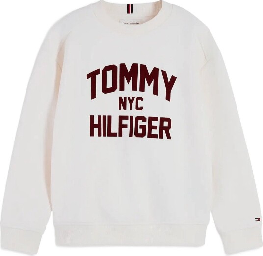 Tommy Hilfiger Brand Love Crew   Cream   152