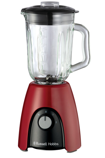 Russell Hobbs Desire 1,5L Blender med Pulsfunksjon og 650W - Sort/Rød Russell Hobbs Desire 1,5L Blender med Pulsfunksjon og 650W - Sort/Rød