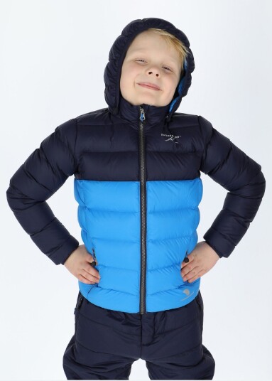 Swedemount Östersund Down Jacket 2.0 Jr Dk. Navy/Blue 170 Vinterjakker