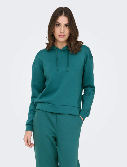 Only Play Onplounge Hood Ls Swt Noos   Green   XS