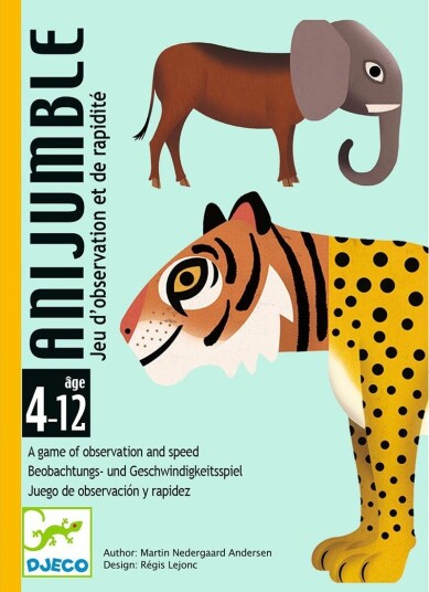 Djeco Anijumble Kortspill