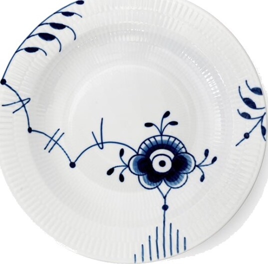 Royal Copenhagen Blue Fluted Mega dyp tallerken Ø 27 cm