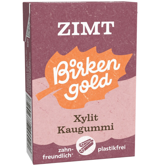 Naturlig Xylitol Tyggegummi Birkengold KANEL Plastfri Naturlig Xylitol Tyggegummi Birkengold KANEL Plastfri