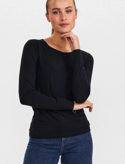 Nümph Nukazumi Ls Blouse - Black - XS
