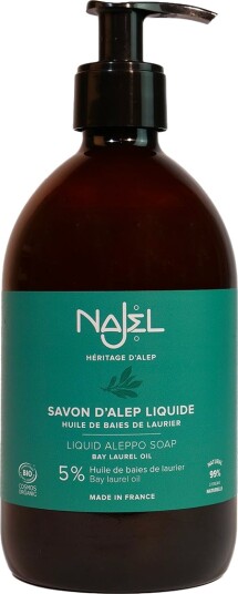 Flytende Alepposåpe 5% Laurbærolje 500 ML Flytende Alepposåpe 5% Laurbærolje 500 ML