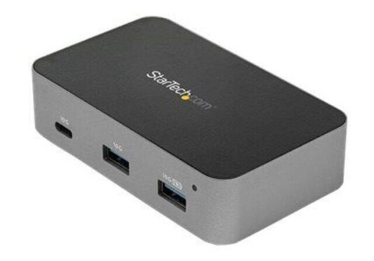 StarTech.com 4-Port USB C Hub 10Gbps - 3x USB-A & 1x USB-C - Powered - hub - 4 ports USB-hub - 4 porter - Grå StarTech.com 4-Port USB C Hub 10Gbps - 3x USB-A & 1x USB-C - Powered - hub - 4 ports USB-hub - 4 porter - Grå
