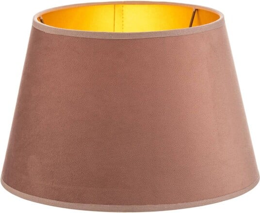 Duolla Lampeskjerm Cone høyde 18 cm rosa/gull