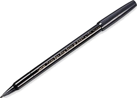 Fiberpen Pentel S360 Fine 0,8 Mm Blå - (Æske Á 12 Stk.)