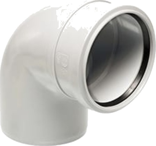 Uponor Decibel Bøjning 50 Mm 88,5° Med 1 Muffe Uponor Decibel Bøjning 50 Mm 88,5° Med 1 Muffe