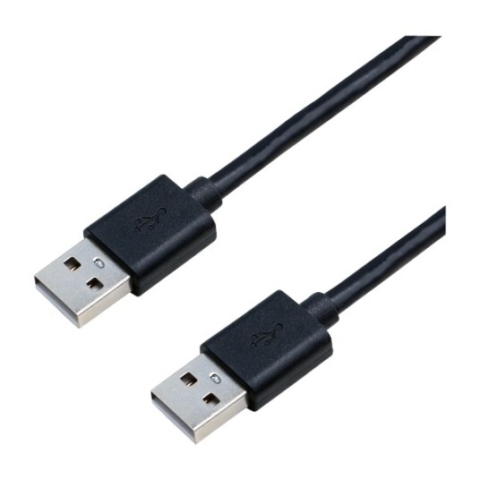 ELETRA USB 2.0 AM 2M KABEL, SVART