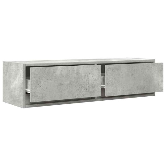  TV skap Betonggrå 100x31x25,5 cm Konstruert tre
