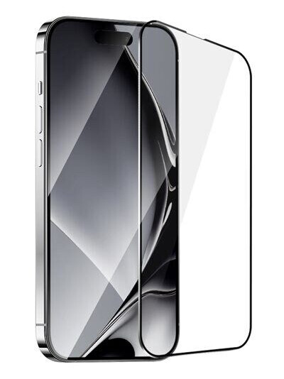 Herdet skjermbeskytter for Samsung Galaxy A06 - Svart metallramme