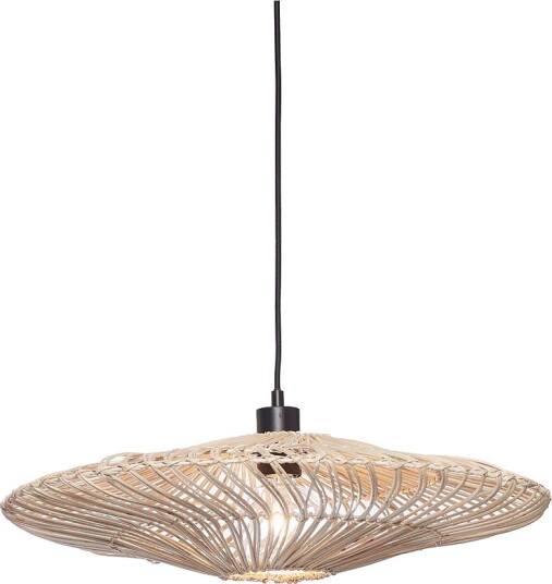 Good&Mojo Hengende taklampe flat stor Zanzibar Natur Takpendler