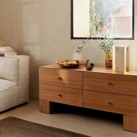 Ferm Living Kuben kommode 2x2 Natural Oak Finer Ferm Living Kuben kommode 2x2 Natural Oak Finer