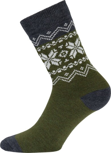 Gridarmor Heritage Merino Socks Green/Grey/White 44-47
