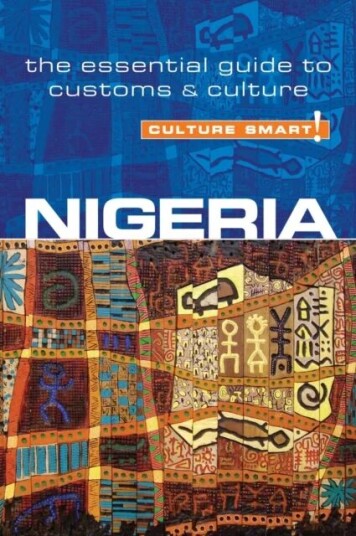 Nigeria - Culture Smart! Av Diane Lemieux Nigeria - Culture Smart! Av Diane Lemieux
