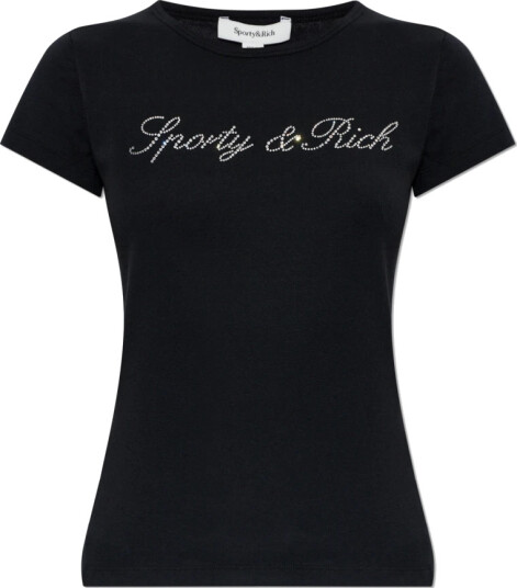 Sporty & Rich Dame Topper Svart M,