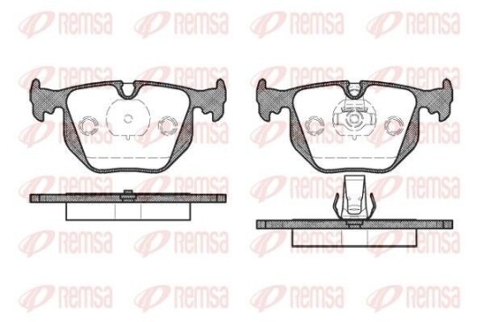 Bremseklosser REMSA 0381.20 Bremseklosser REMSA 0381.20