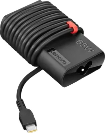 Lenovo USB-C Strømadapter 65W 3-pinners Svart 02DL153