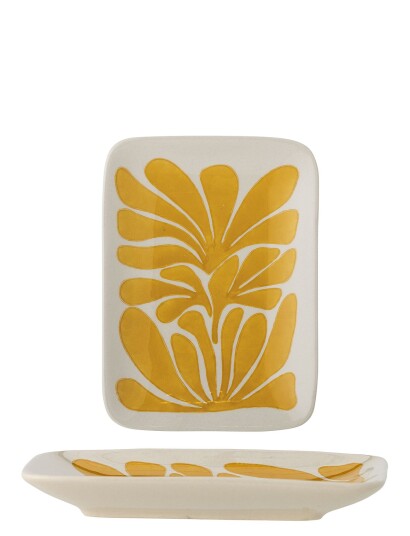 Bloomingville Fauni Plate - Yellow - 15X11.5CM Bloomingville Fauni Plate - Yellow - 15X11.5CM