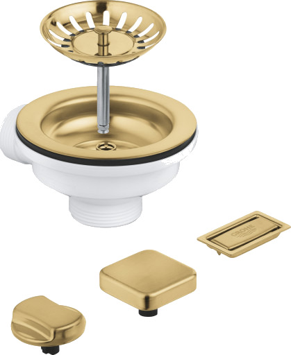 GROHE avløpsventil 1 1/4 t/kv børstet kjølig soloppgang brass