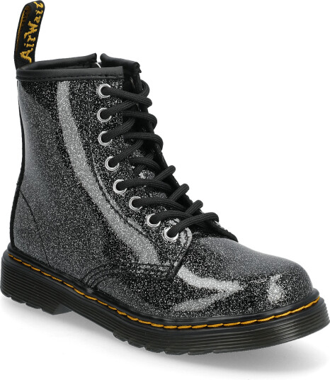 Dr. Martens 1460 J Black+Silver Nebula Glitter   Black   29