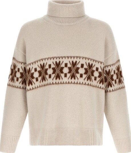 Kiton, Dame, Strikkevarer, Beige, XS,