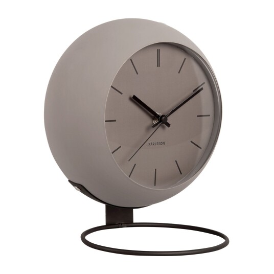 Karlsson Nirvana Globe Table Clock Bordklokke KA5858GY Unisex 21 cm Kvarts urverk