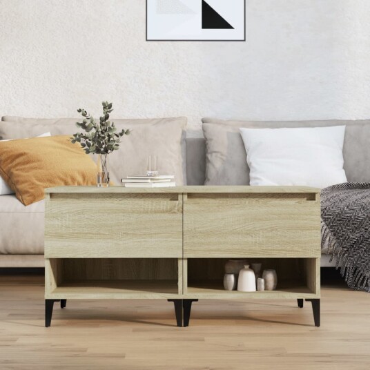 Sidebord 2 stk sonoma eik 50x46x50 cm konstruert tre 8720845669003 Sidebord 2 stk sonoma eik 50x46x50 cm konstruert tre 8720845669003