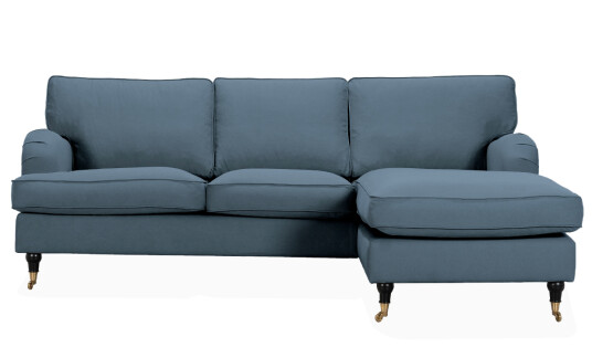 Soffadirekt SKAGEN Divansofa Høyre Howard Classic Blå