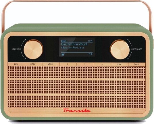 Technisat Transita 121 IR DAB+ radio med Bluetooth (FM/USB/AUX/3,5 mm)