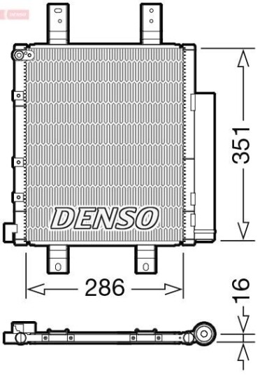 Kondensator DENSO DCN35005 Kondensator DENSO DCN35005