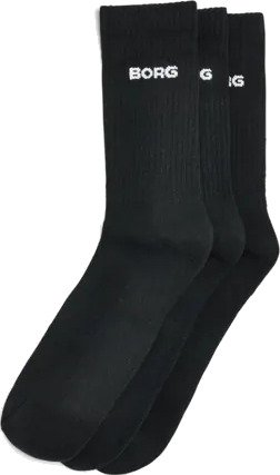 Björn Borg Essential Crew Sock 3p Flerpack sokker Svart