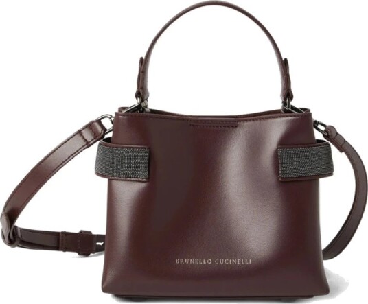 Brunello Cucinelli Dame Vesker Brun ONE SIZE,