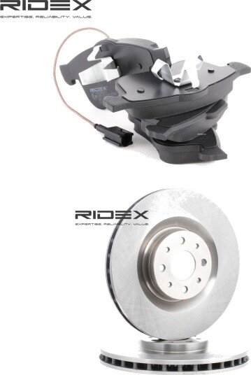 Bremseskiver og klosser RIDEX 3405B2929 Bremseskiver og klosser RIDEX 3405B2929