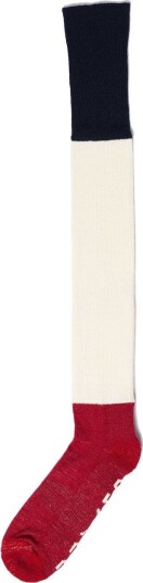 Ulvang Unisex Sjoa Sock Vanilla/Jester Red/New Navy 34/36, Vanilla/Jester Red/New Navy