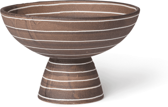 Ferm Living Brura skål Ø21,5 cm Coffee white