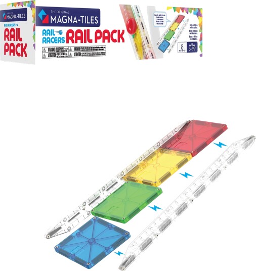 Magna Tiles Rail Pack 8 Pcs