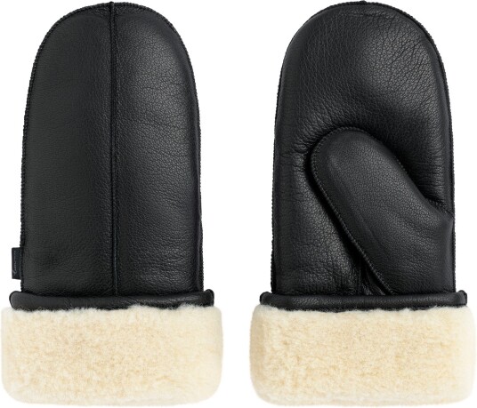 Lun Wear skinnvotter med ull dame sort 1 par