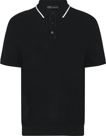 Callaway Textured Sweater Polo   CAVIAR   XL