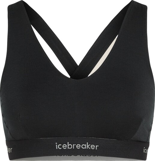 Icebreaker Women's Merino 125 Cool-Lite Sprite Racerback Bra Black XS