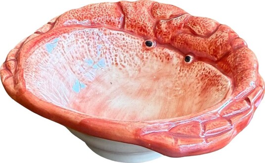Caja Company Crab Bowl - RED - 11X11 cm.H4 cm