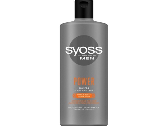 Syoss Men Power Shampoo Shampoo For Herrehår I Vanlig 440Ml Syoss Men Power Shampoo Shampoo For Herrehår I Vanlig 440Ml